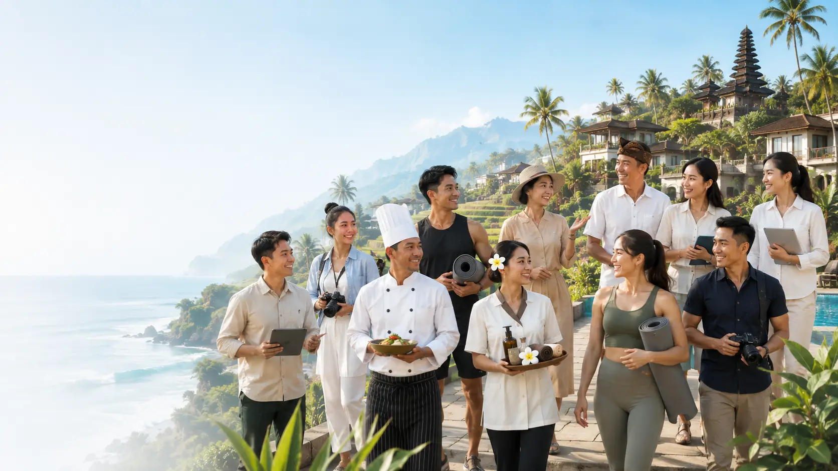 Bali local service providers - private chef, personal trainer, spa therapist, tour guide and hosts